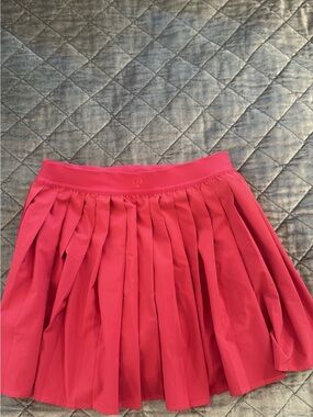 lululemon athletica Pink Pleated Mini Skirt